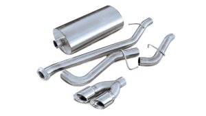 Chevrolet Suburban Performance Exhaust - Single Side Exit - CORSA Performance - Cat Back Sport - Polished - `01-`06